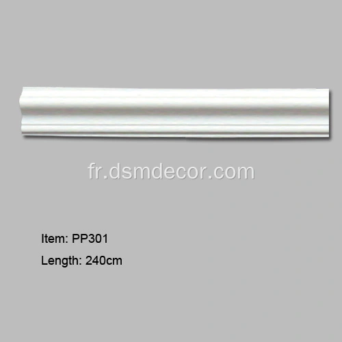 Moulure de panneau de cimaise architecturale en polyuréthane